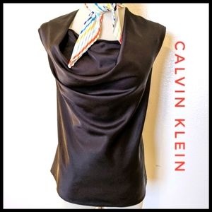 Calvin Klein Cowl Neck Blouse